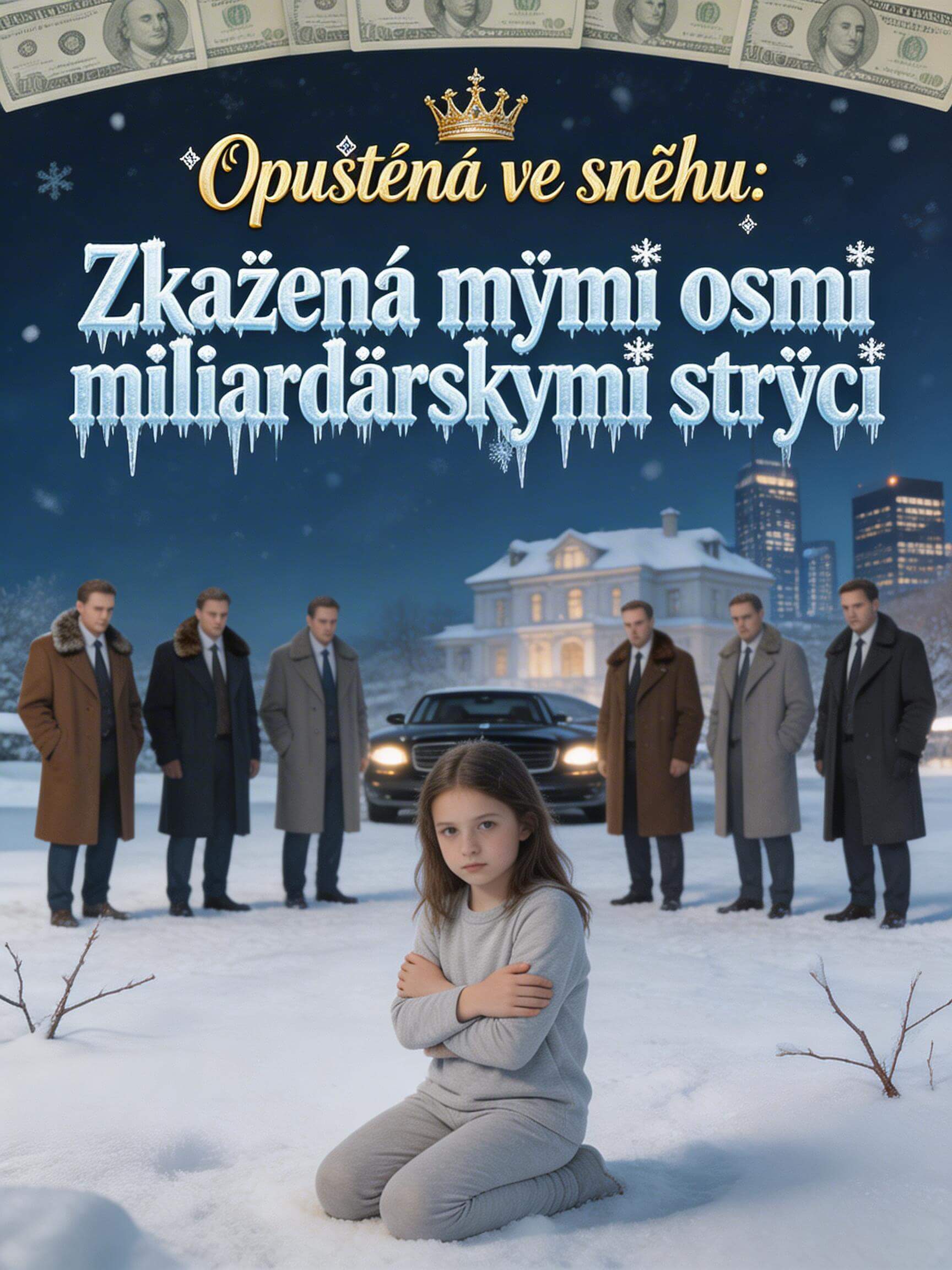Opuštěná ve sněhu: Zkažená mými osmi miliardářskými strýci