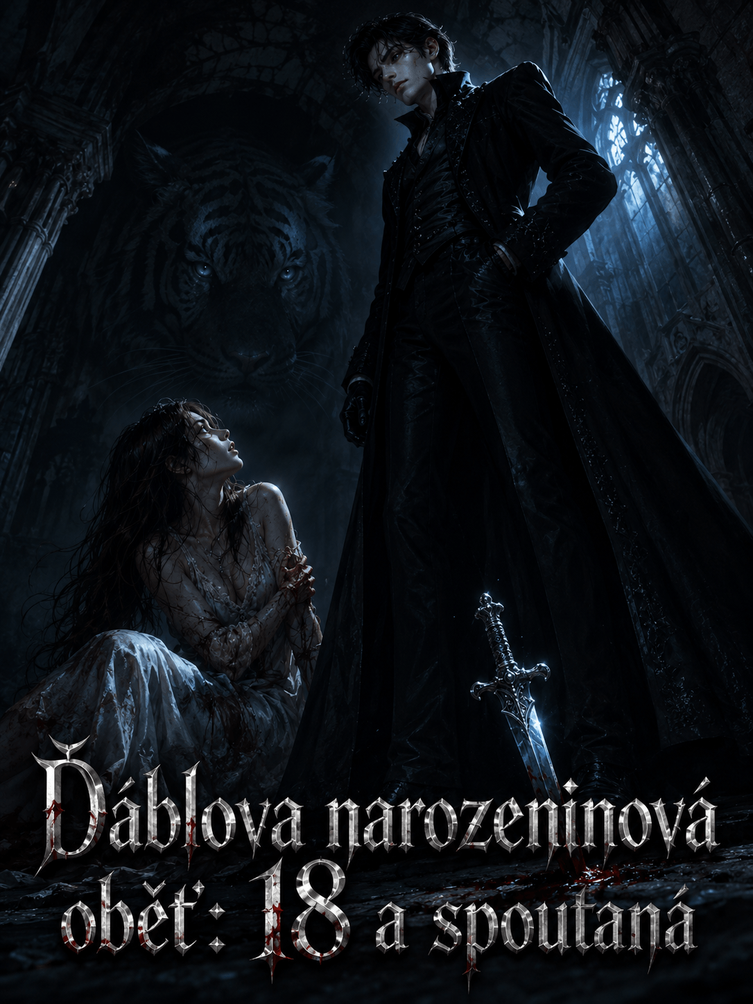 Ďáblova narozeninová oběť: 18 a spoutaná
