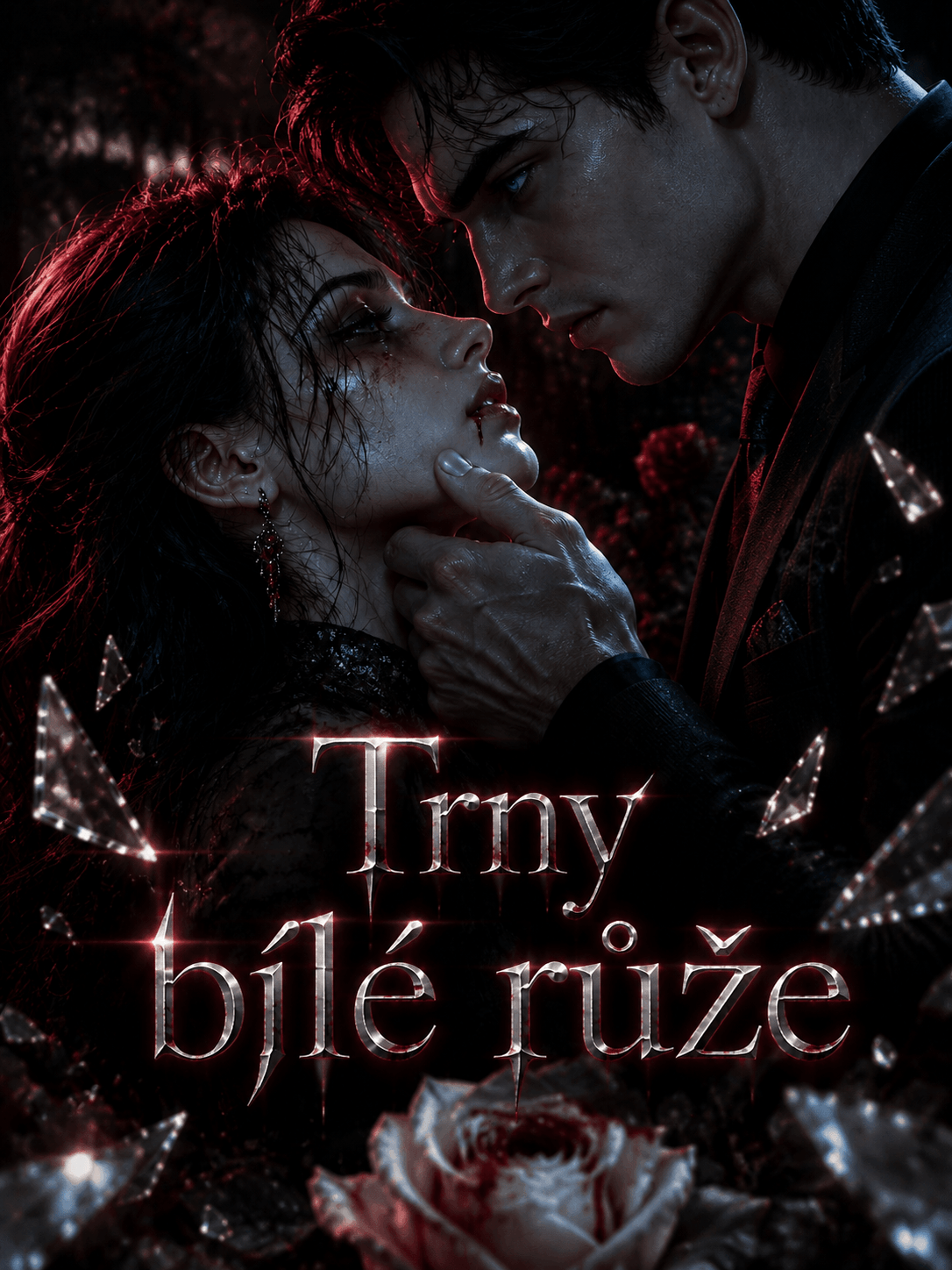 Trny bílé růže