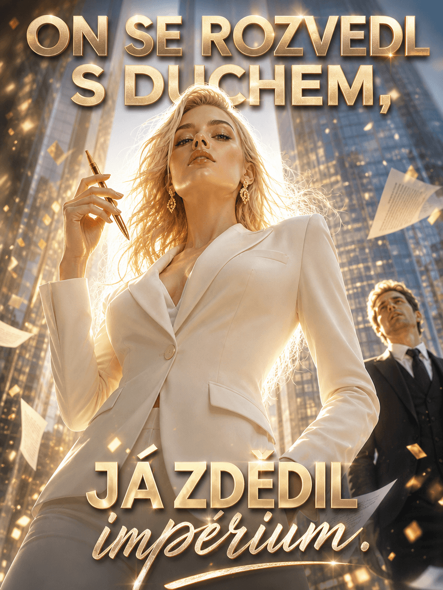 On se rozvedl s duchem, já zdědil impérium.
